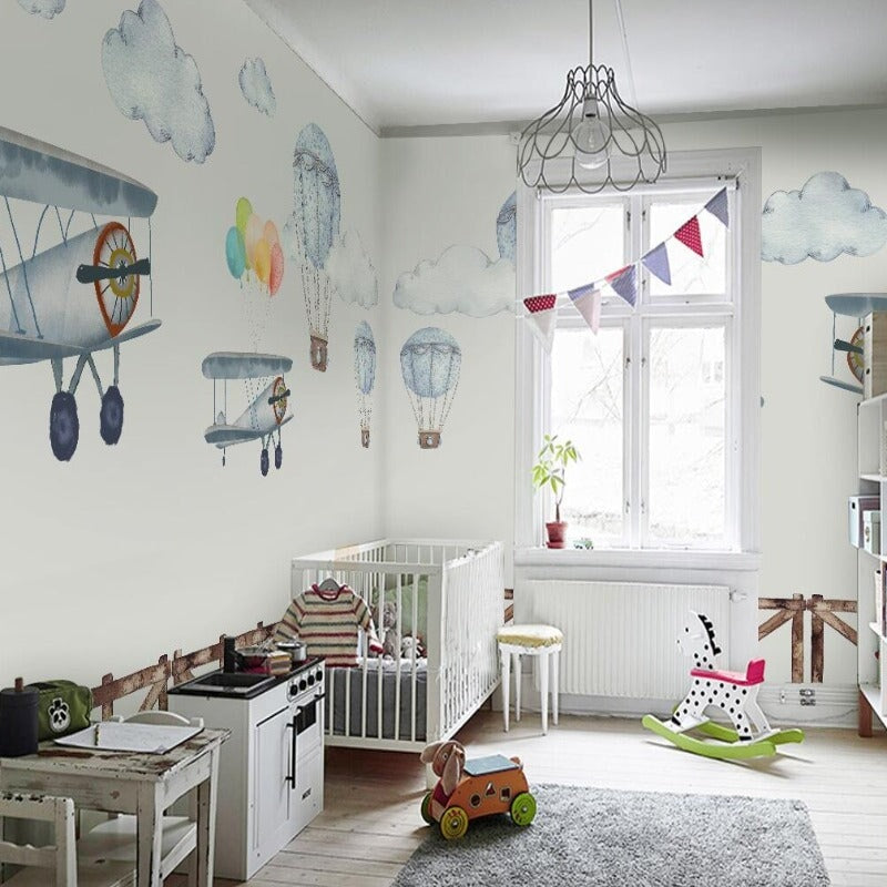 Papier Peint Thème Aviation | Le Petit Intissé