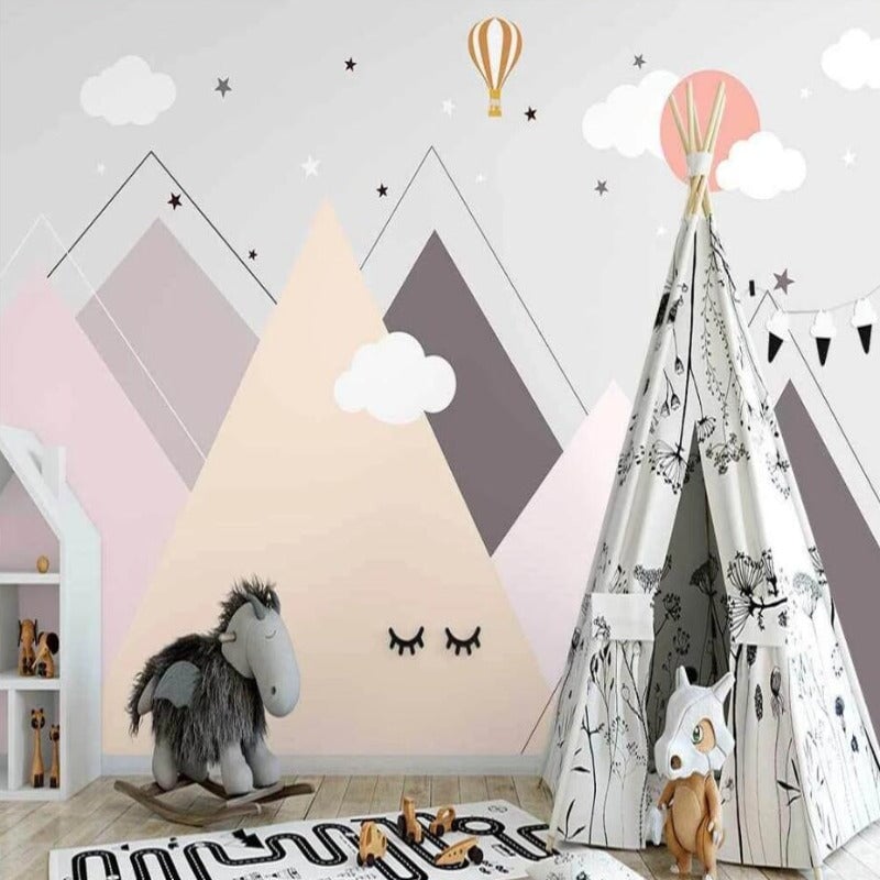 Papier Peint Chambre Fille Scandinave | Le Petit Intissé