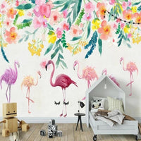 Thumbnail for Décoration Chambre Fille Flamant Rose | Le Petit Intissé