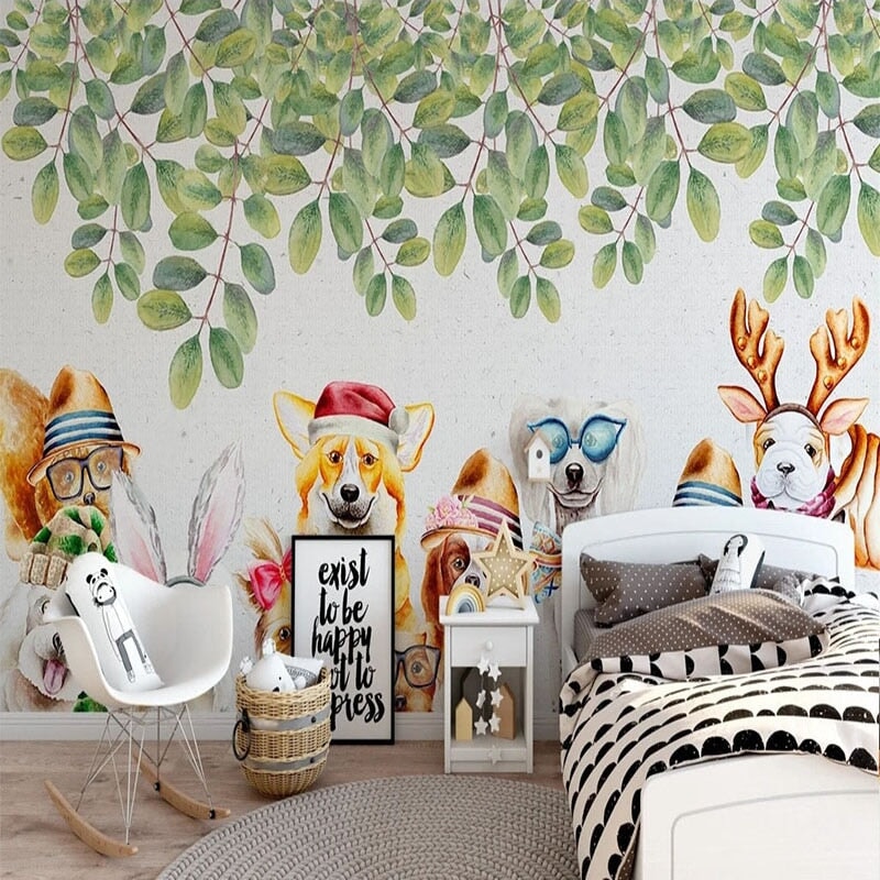 Papier Peint Panoramique Chien | Le Petit Intissé