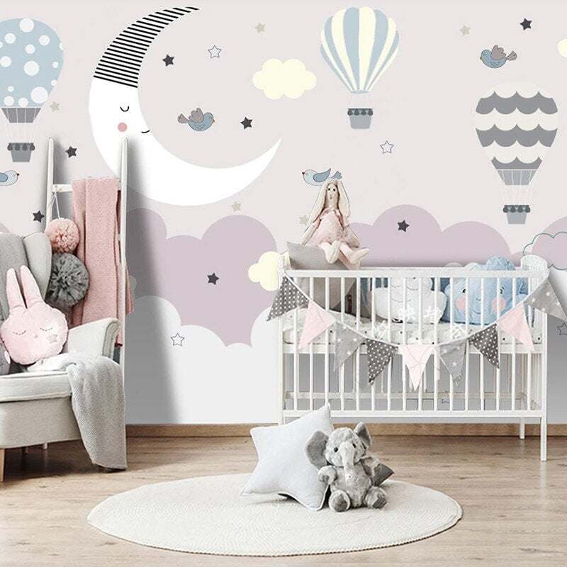 Papier Peint Enfant Nuage | Le Petit Intissé