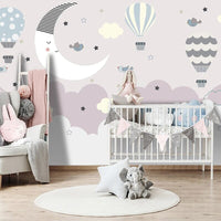 Thumbnail for Papier Peint Enfant Nuage | Le Petit Intissé