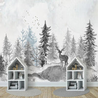 Thumbnail for Papier Peint Aquarelle Arbre | Le Petit Intissé