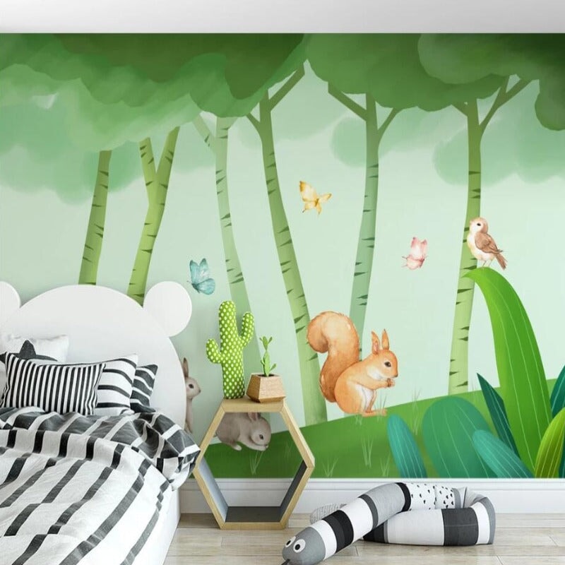 Chambre Bébé Vert Forêt | Le Petit Intissé