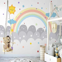 Thumbnail for Papier Peint Nuage Gris | Le Petit Intissé