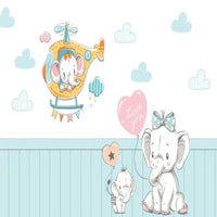 Thumbnail for Papier Peint Panoramique Chambre Bébé | Le Petit Intissé