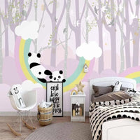 Thumbnail for Papier Peint Violet Pastel | Le Petit Intissé