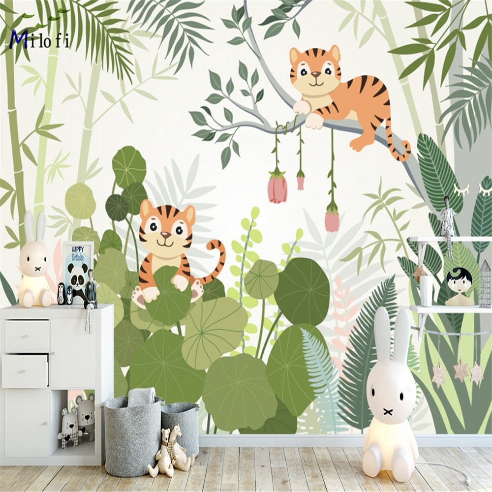 Papier Peint Jungle Tigre | Le Petit Intissé