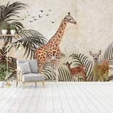 Papier Peint Jungle Girafe | Le Petit Intissé
