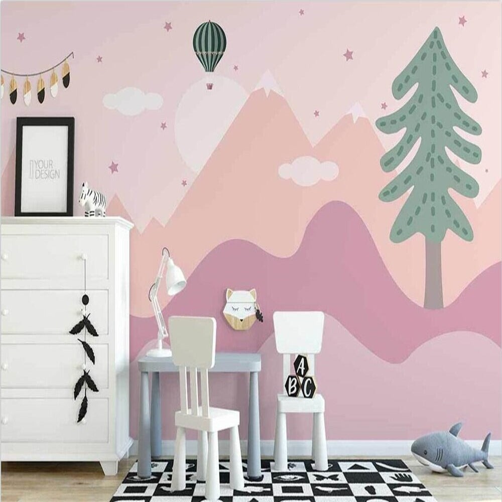 Déco Papier Peint Chambre Petite Fille | Le Petit Intissé