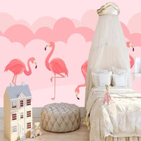 Thumbnail for Déco Chambre Bébé Fille Flamant Rose | Le Petit Intissé