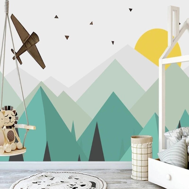 Papier Peint Scandinave Garçon | Le Petit Intissé