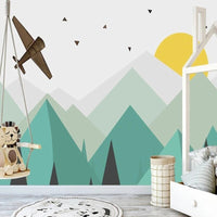 Thumbnail for Papier Peint Scandinave Garçon | Le Petit Intissé