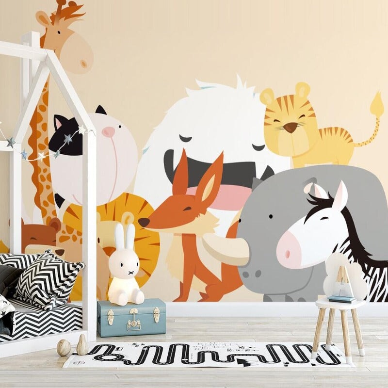 Lès Papier Peint Animaux | Le Petit Intissé