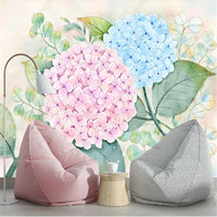 Thumbnail for Papier Peint Fleur Bleu Rose | Le Petit Intissé