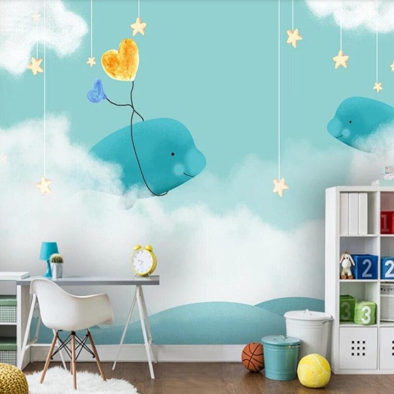 Papier Peint Nuage de Coton | Le Petit Intissé