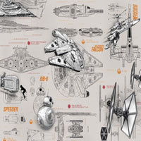 Thumbnail for Papier Peint Espace <br/> Faucon Millenium Star Wars