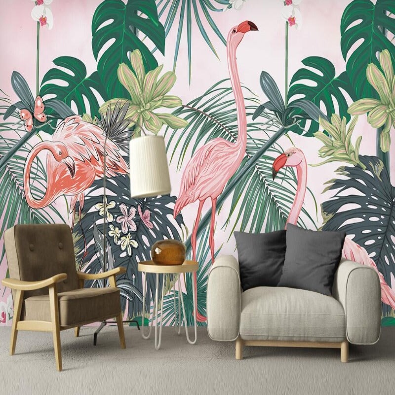 Décoration Flamant Rose Tropical | Le Petit Intissé