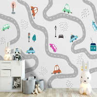 Thumbnail for Papier Peint Enfant Voiture | Le Petit Intissé