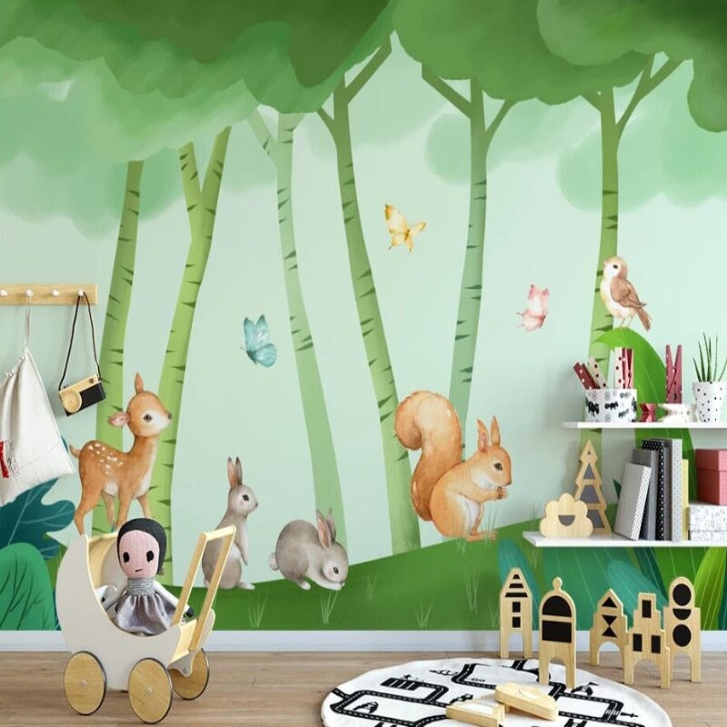 Chambre Bébé Vert Forêt | Le Petit Intissé