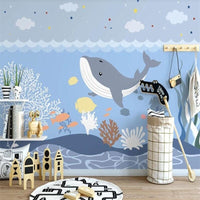 Thumbnail for Papier Peint Baleine | Le Petit Intissé