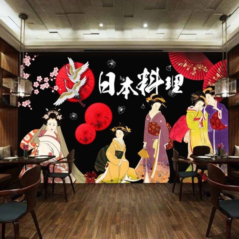 Papier Peint Japonais Noir | Le Petit Intissé