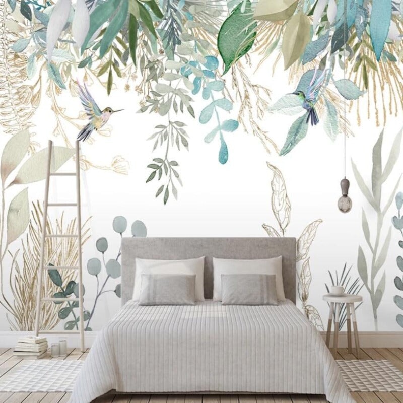 Papier Peint Décor Oiseaux | Le Petit Intissé