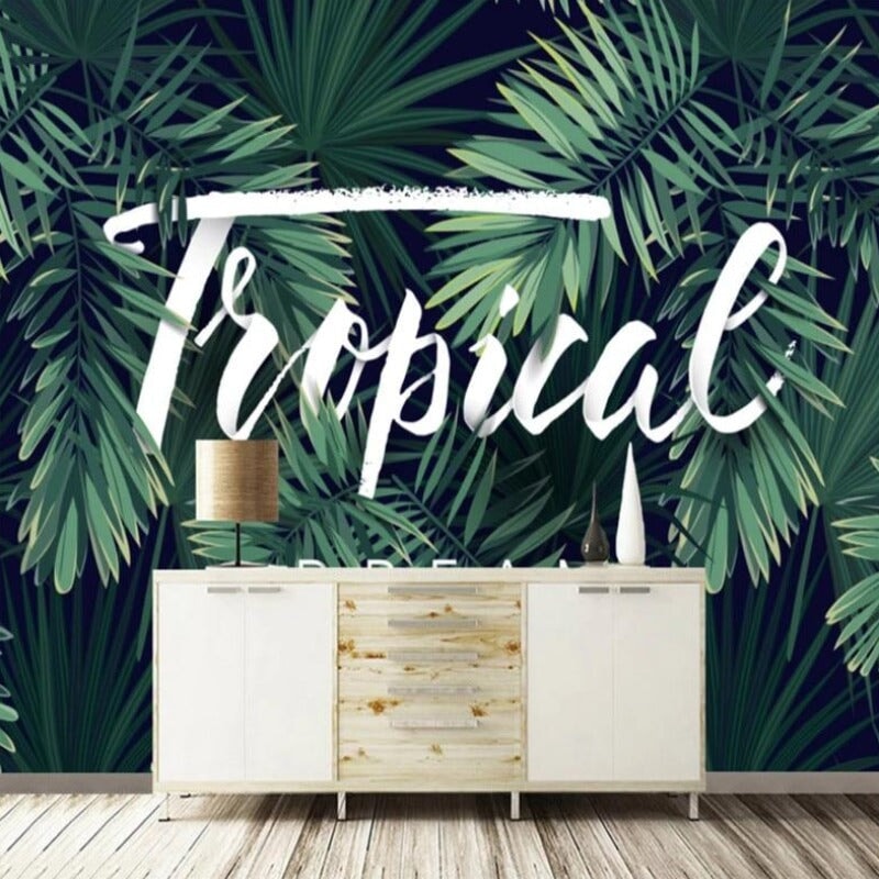 Papier Peint Tropical Tête de Lit | Le Petit Intissé