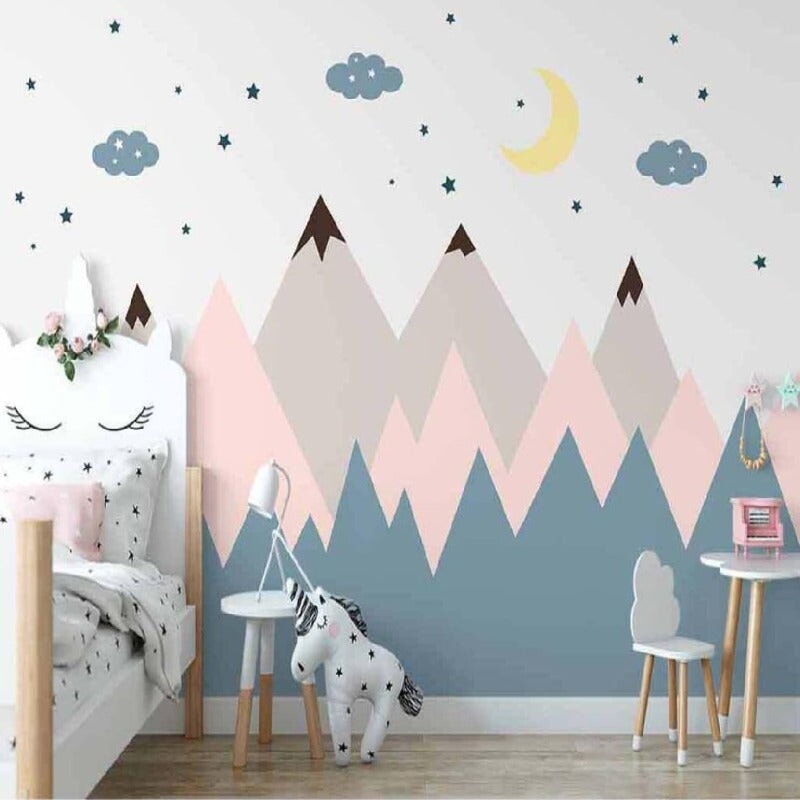 Papier Peint Chambre Fille Design | Le Petit Intissé