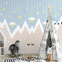 Thumbnail for Papier Peint Pluie d'Etoiles | Le Petit Intissé