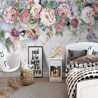 Thumbnail for Papier Peint Fleur Papillon | Le Petit Intissé