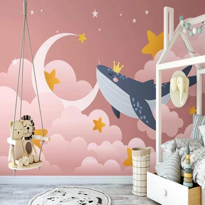 Papier Peint Chambre Fille Rose | Le Petit Intissé