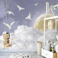 Thumbnail for Papier Peint Panoramique Nuage | Le Petit Intissé