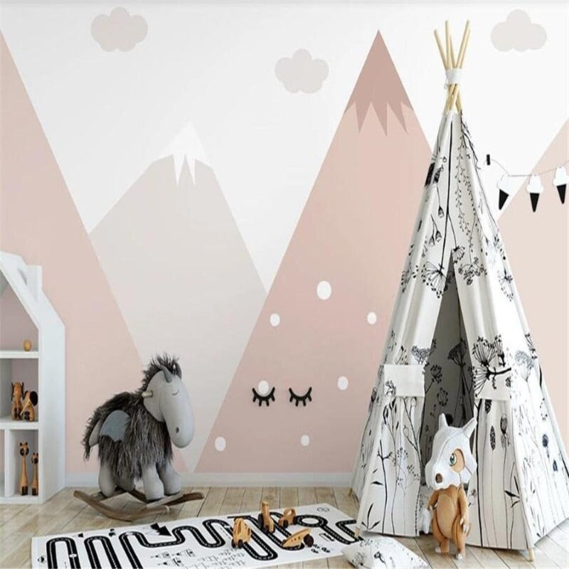 Papier Peint Beige Chambre Bébé | Le Petit Intissé