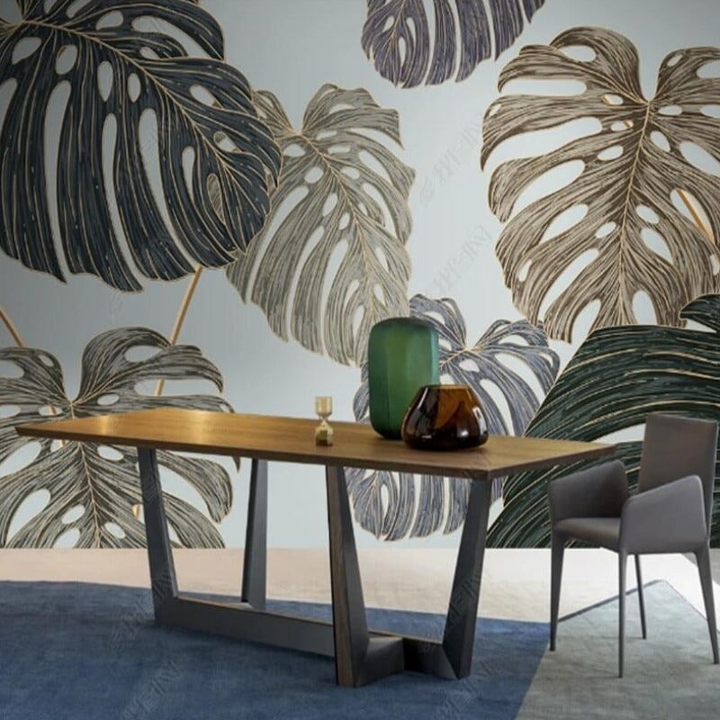 Papier Peint Panoramique Tropical Sur Mesure | Le Petit Intissé