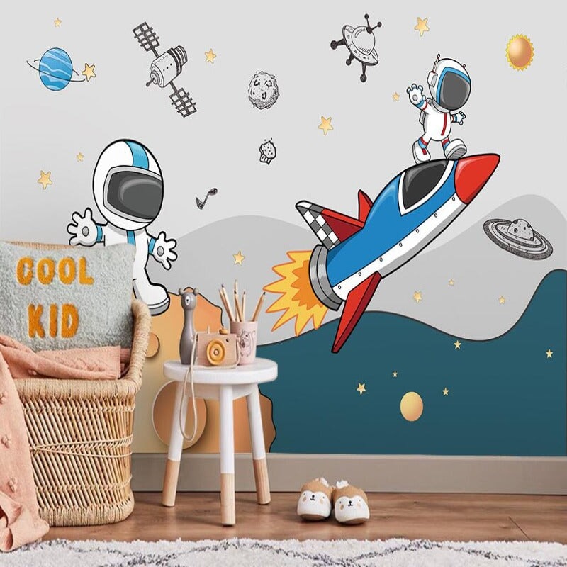 Papier Peint Panoramique Astronaute | Le Petit Intissé