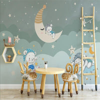 Thumbnail for Papier Peint Vert d'eau Chambre | Le Petit Intissé