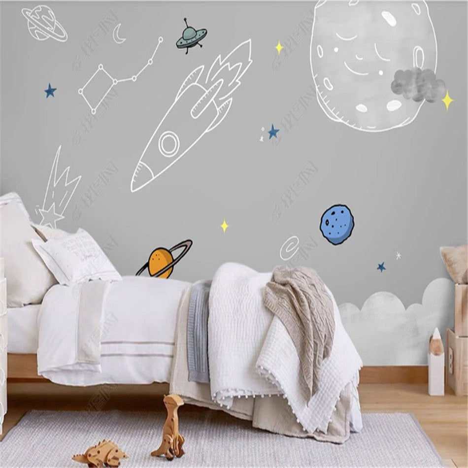 Déco Chambre Thème Planète | Le Petit Intissé