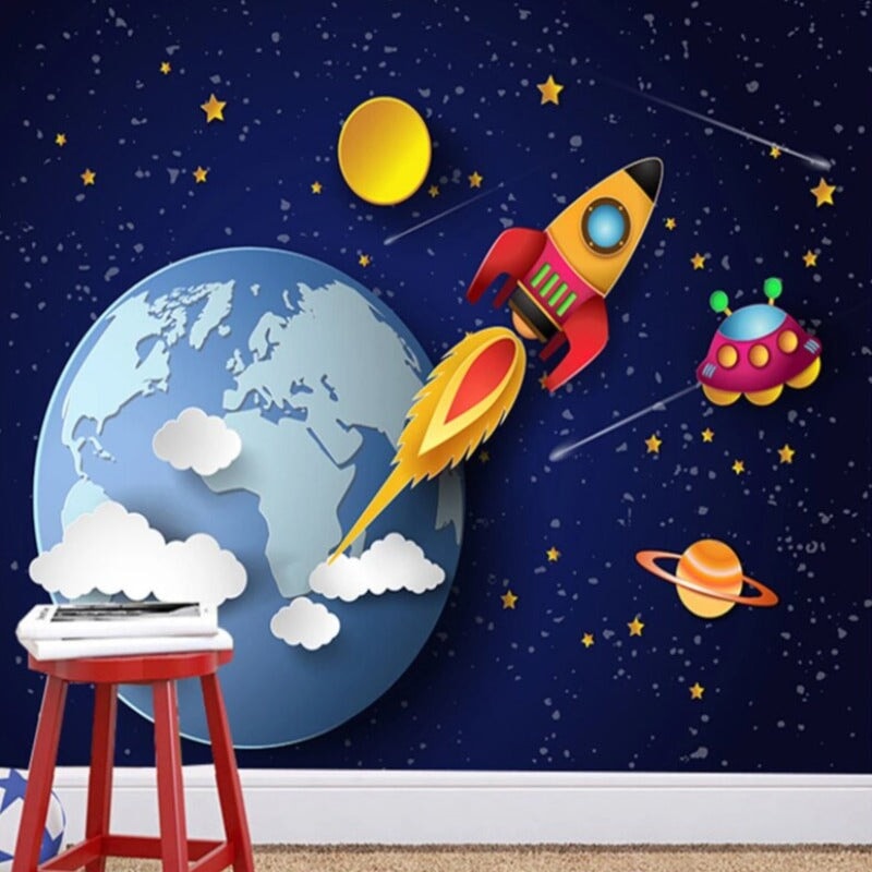 Papier Peint Planète Terre | Le Petit Intissé