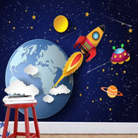 Thumbnail for Papier Peint Planète Terre | Le Petit Intissé