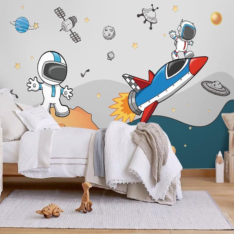 Papier Peint Panoramique Astronaute | Le Petit Intissé