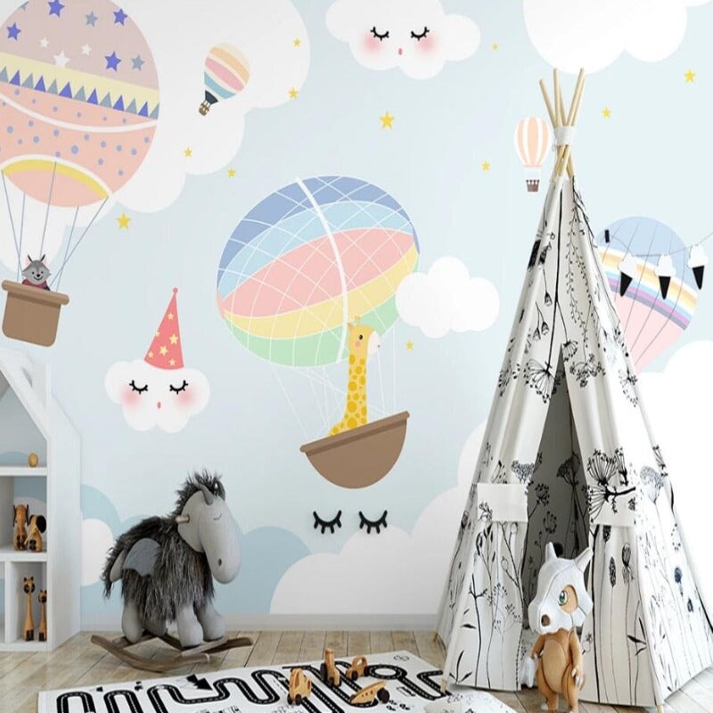 Papier Peint Nuage Chambre | Le Petit Intissé