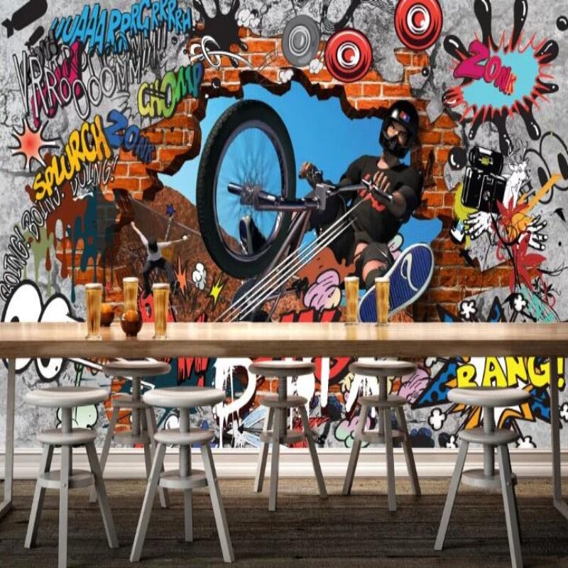 Papier Peint BMX | Le Petit Intissé