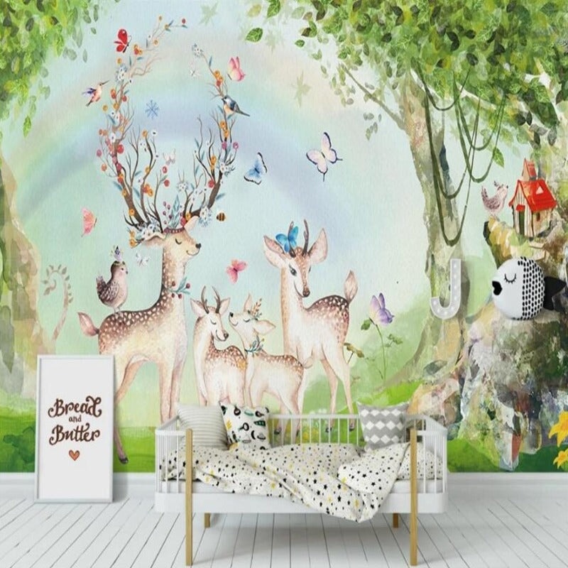 Papier Peint Paysage Animaux | Le Petit Intissé