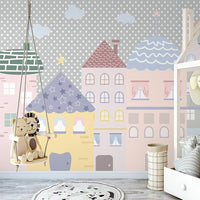 Thumbnail for Chambre Bébé Fille Déco Papier Peint | Le Petit Intissé