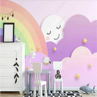 Thumbnail for Papier Peint Chambre Fille Violet | Le Petit Intissé