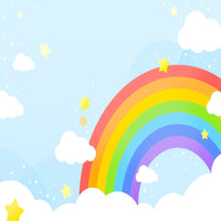 Thumbnail for Papier Peint Arc-en-ciel Panoramique | Le Petit Intissé