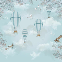 Thumbnail for Papier Peint Garçon Classique <br/> Ballon Bleu dans le Ciel