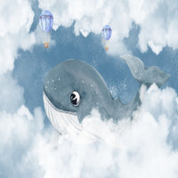 Thumbnail for Papier Peint Marin <br/> Nuage Coton Baleine