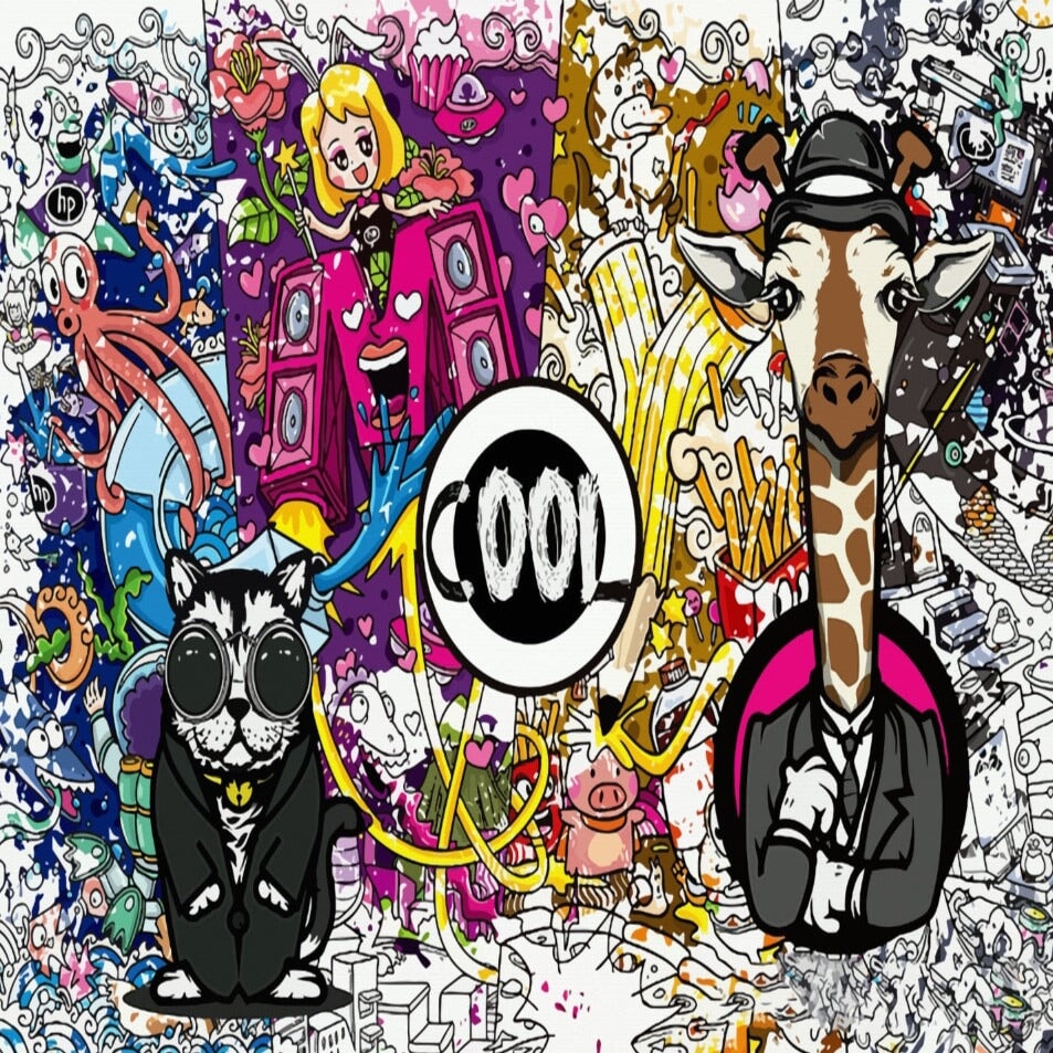 Papier Peint Graffiti <br/> Cool Ado